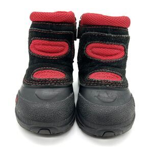 The North Face Snow Boots Garçons Toddler Black Red Size 6